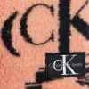 Παλτό Calvin Klein Jeans Ροζ logo  IG0IG02055-0JV | Μπουφάν & Παλτά στο Vaptisi-online.gr