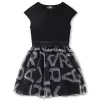 Φόρεμα Karl Lagerfeld Μαύρο Z12261-M41 | Φορέματα  στο Vaptisi-online.gr