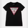 T-shirt  Guess Μαύρο Strass J2YI51K6YW1-JBLK | T-shirt στο Vaptisi-online.gr