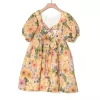 Φόρεμα Yell-oh Κίτρινο Flowers 42090340034 | Φορέματα  στο Vaptisi-online.gr