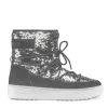Μπότες Χιονιού μαύρες με παγιέτα MoonBoot  | Παπούτσια στο Vaptisi-online.gr