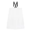 Φόρεμα Karl Lagerfeld Λευκό Πλισέ Z12246/10P | Φορέματα  στο Vaptisi-online.gr