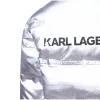 Μπουφάν μεταλλιζέ ασημί Karl Lagerfeld Z16140 | Μπουφάν & Παλτά στο Vaptisi-online.gr