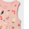 Φόρεμα μακό αμάνικο ροζ Fruits Name it 13200558 | Φορέματα & Φούστες στο Vaptisi-online.gr
