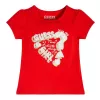 T-Shirt Guess Κόκκινο Glitter K3RI13K6YW1-G539 | T-shirt στο Vaptisi-online.gr