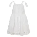 Φόρεμα Two in Castle Λευκό Fairy-Broderie T5051 | Φορέματα - Ολόσωμες Φόρμες στο Vaptisi-online.gr