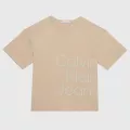  T-shirt Calvin Klein Jeans Καφέ IG0IG02346-AAT | T-shirt στο Vaptisi-online.gr