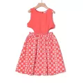 Φόρεμα Yell-oh Κόκκινο Geometry-Hearts 42090140003 | Φορέματα  στο Vaptisi-online.gr