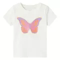Παιδικό t-shirt Name it Λευκό Butterfly 13226039 | T-shirt στο Vaptisi-online.gr
