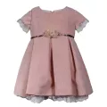 Φόρεμα Vella Pink by Designer's Cat | Βαπτιστικά Φορέματα στο Vaptisi-online.gr