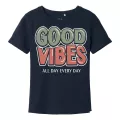 T-Shirt μπλε Good Vibes Name it 13214988 | T-shirt στο Vaptisi-online.gr