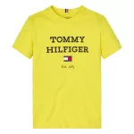 T-shirt Tommy Hilfiger Κίτρινο Logo KB0KB08671-ZHL | T-shirt στο Vaptisi-online.gr