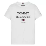 T-shirt Tommy Hilfiger Λευκό Logo KB0KB08671-YBR | T-shirt στο Vaptisi-online.gr