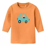Μπλούζα Μακό Name It Πορτοκαλί Car 13226077 | Μπλούζες στο Vaptisi-online.gr