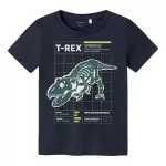 T-shirt Name It Μπλε T-Rex 13226080 | T-shirt στο Vaptisi-online.gr