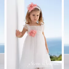Βαπτιστικό Φόρεμα SS22G19 by Stova Bambini | Βαπτιστικά Φορέματα στο Vaptisi-online.gr