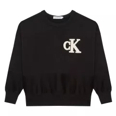 Μπλούζα Calvin Klein Jeans Μαύρη IB0IB01684-BEH | Μπλούζες στο Vaptisi-online.gr