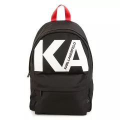 Backpack Karl Lagerfeld Μαύρη Logo Z20102-09B | Αξεσουάρ - Τσάντα στο Vaptisi-online.gr