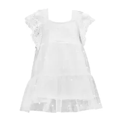 Φόρεμα Two in a Castle Λευκό Frozen-Yogurt T4179 | Φορέματα  στο Vaptisi-online.gr