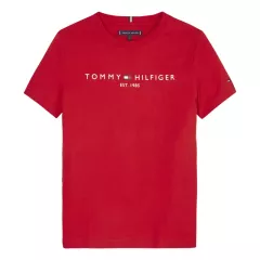 T-Shirt Tommy Hilfiger Κόκκινο Logo KS0KS00210-XNL | T-shirt στο Vaptisi-online.gr