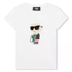 T-shirt Karl Lagerfeld Λευκό Z30111-10P | T-shirt στο Vaptisi-online.gr