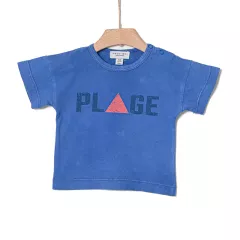 T-shirt Yell-oh Μπλε Plage 41091106015 | T-shirt στο Vaptisi-online.gr