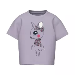 Παιδικό T-shirt Name it Μωβ Bunny 13228157 | T-shirt στο Vaptisi-online.gr