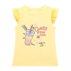 Παιδικό T-shirt Guess Κίτρινο K4GI14K6YW3-A21C | T-shirt στο Vaptisi-online.gr
