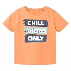 T-Shirt Name it Πορτοκαλί Chill 13202888 | T-shirt στο Vaptisi-online.gr