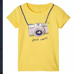 T-shirt 3D σχέδιο κίτρινο Name it 13175804 | T-shirt στο Vaptisi-online.gr