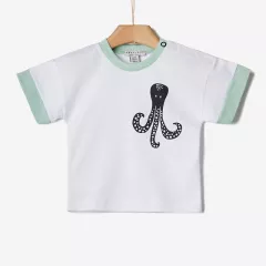 T-Shirt Yell-oh Λευκό Octapus 40071106210 | Φόρμες - Σετάκια στο Vaptisi-online.gr