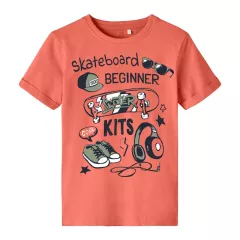 T-Shirt πορτοκαλί Skateboard Name it 13214988 | T-shirt στο Vaptisi-online.gr