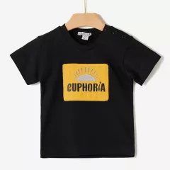 Μπλούζα Euphoria μαύρη Yell-oh 41081206002 | T-shirt στο Vaptisi-online.gr