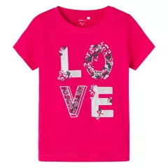 T-Shirt Name it Φουξ Love 13198381 | T-shirt στο Vaptisi-online.gr