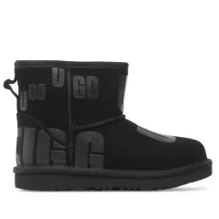 Μποτάκι Ugg Μαύρο Mini Scatter-graphic K/1134952K | Παπούτσια στο Vaptisi-online.gr