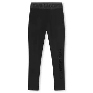 Παντελόνι Κολάν Karl Lagerfeld Μαύρο Z14213-09B | Παντελόνια - Κολάν στο Vaptisi-online.gr