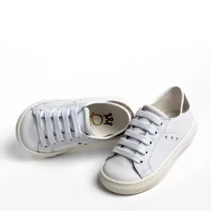 Sneaker Περπατήματος Everkid  Λευκό Α425Α | Βαπτιστικά Παπουτσάκια στο Vaptisi-online.gr