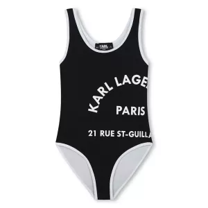 Μαγιό Karl Lagerfeld Μαύρο  Z30060-09B | Μαγιό - Καπέλα στο Vaptisi-online.gr