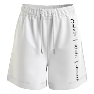 Παιδική Βερμούδα Calvin Klein Jeans Λευκό IB0IB02062-YAF | Βερμούδες στο Vaptisi-online.gr