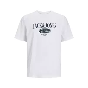 T-Shirt Jack & Jones Λευκό Ninety 12253962 | T-shirt στο Vaptisi-online.gr