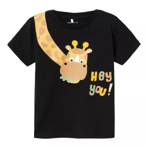 Παιδικό T-shirt Name it Μαύρο Giraffe 13226093 | T-shirt στο Vaptisi-online.gr