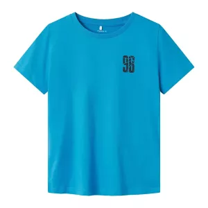 Παιδικό T-shirt Name it Γαλάζιο 13226112 | T-shirt στο Vaptisi-online.gr