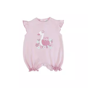 Ολόσωμο Σορτς-Φουφούλα FS Baby ροζ Flamingo 14793 | Φορμάκια 0-9 μηνών στο Vaptisi-online.gr