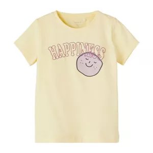 T-Shirt Name it Κίτρινο Happiness 13198344 | T-shirt στο Vaptisi-online.gr