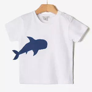 T-Shirt Yell-oh Λευκό Shark 41071106010 | T-shirt στο Vaptisi-online.gr
