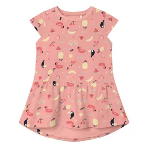 Φόρεμα ροζ Φλαμίνγκο Name it 13200560 | Φορέματα & Φούστες στο Vaptisi-online.gr