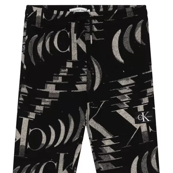 Παντελόνι Φόρμα Calvin Klein Jeans Μαύρο IB0IB01894-0GK | Παντελόνια στο Vaptisi-online.gr
