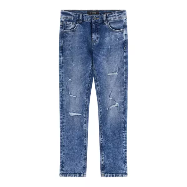 Παντελόνι Τζιν Guess Μπλε L3YA03D52Z0-WDNW | Παντελόνια στο Vaptisi-online.gr