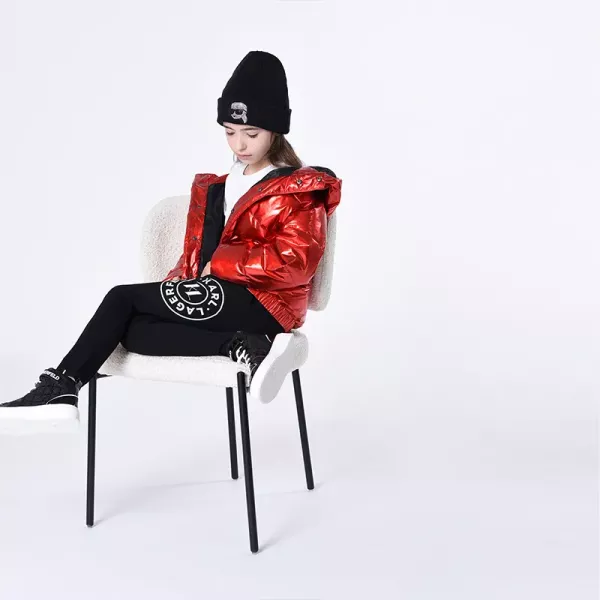 Μπουφάν Karl Lagerfeld Κόκκινο Z16165-97S | Μπουφάν & Παλτά στο Vaptisi-online.gr