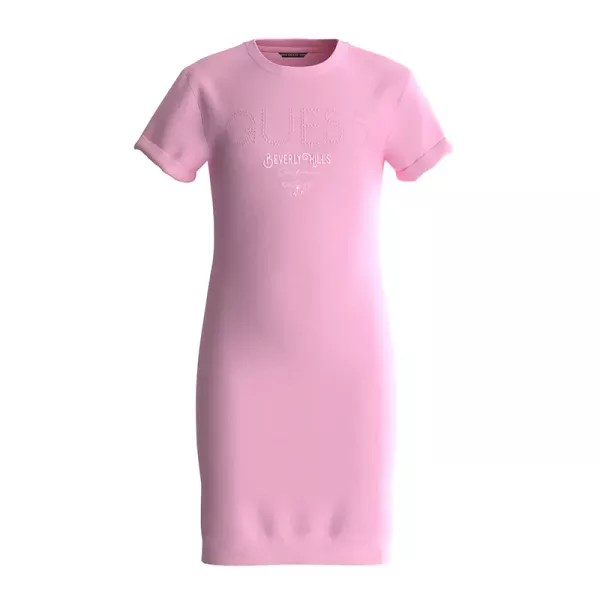 Φόρεμα Guess Ροζ Active K4RK07KA6R4-G65F | Φορέματα  στο Vaptisi-online.gr